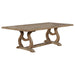 Brockway Trestle Dining Table Barley Brown image