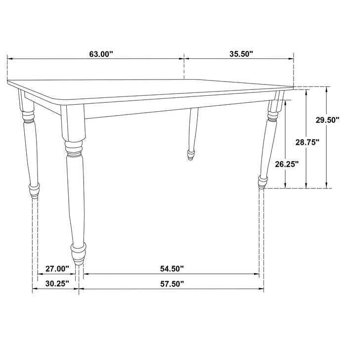 Hollyoak 7 Pc Dining Set