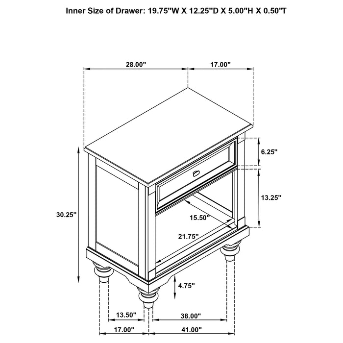 Andover 5 Pc Bedroom Set