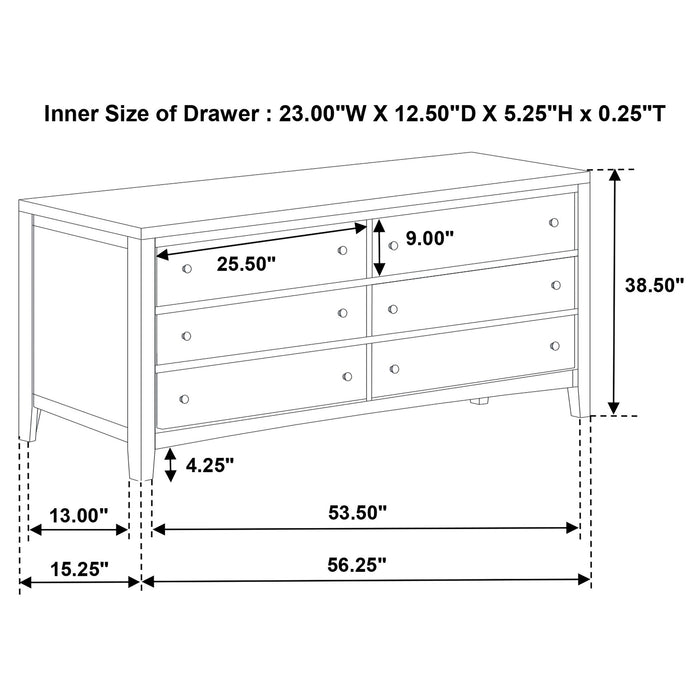 Wilkes 4 Pc Bedroom Set