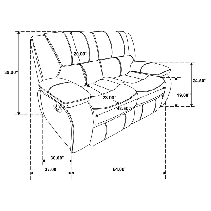 Camila Reclining Loveseat