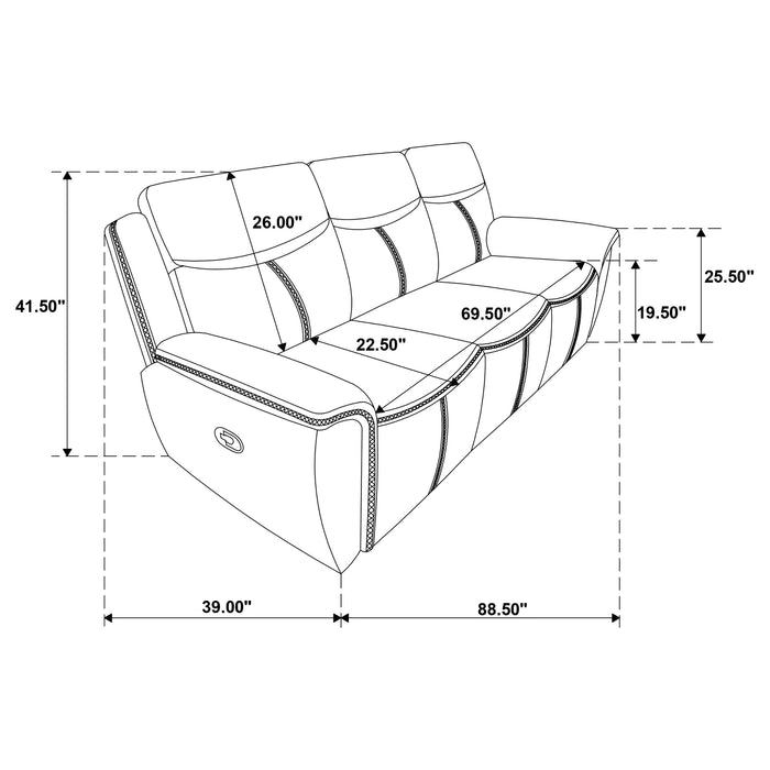 Sloane Reclining 3 Pc Set