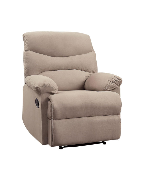 Arcadia Beige Woven Fabric Recliner (Motion) image