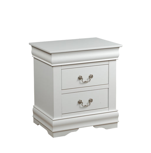 Louis Philippe White Nightstand image