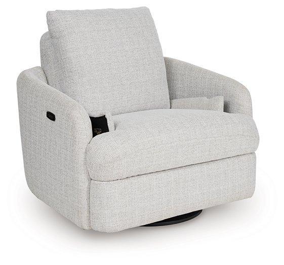 Alainmont Next-Gen Nuvella Swivel Power Recliner