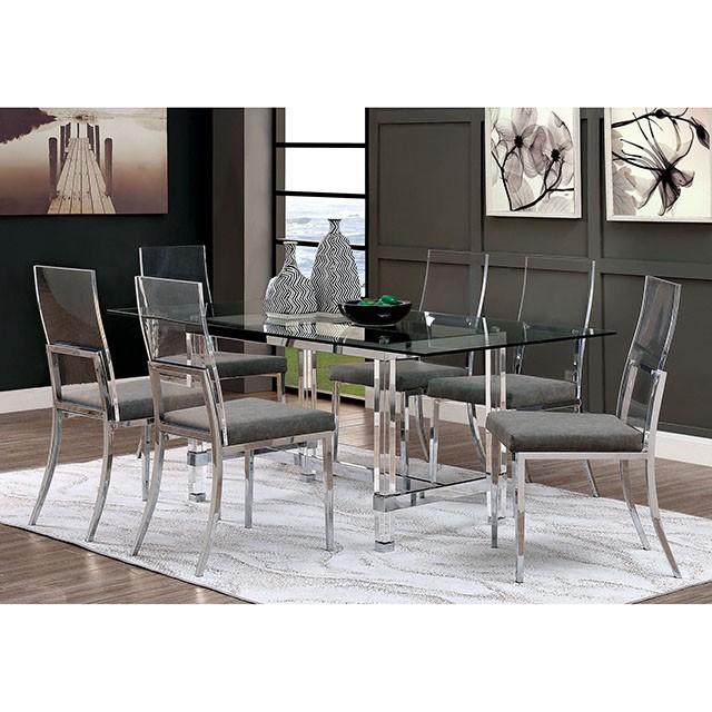 Casper Chrome Dining Table