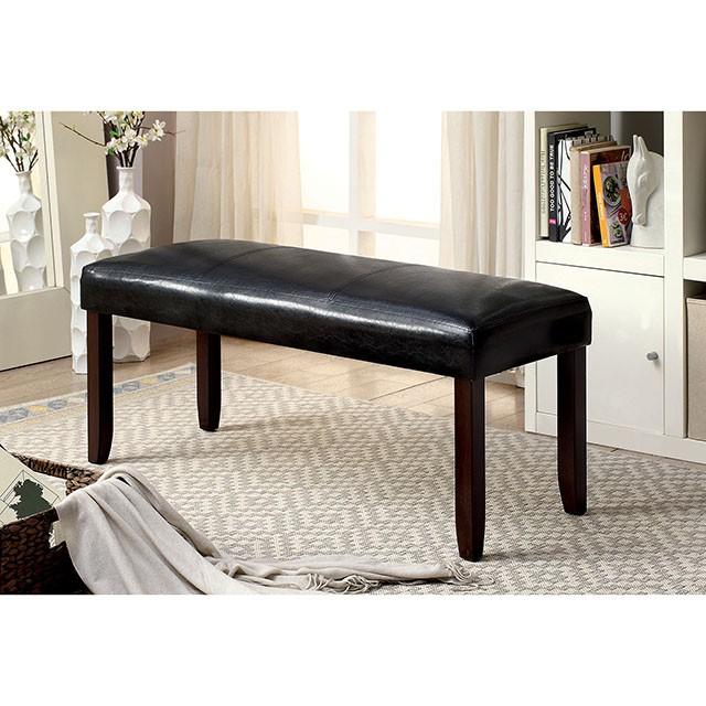 EMMONS I Dark Cherry/Espresso Bench